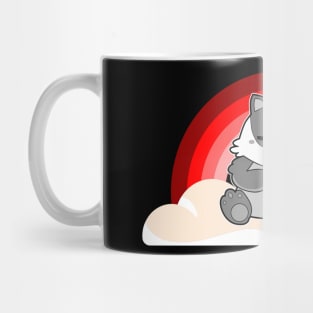 Badger Comic Rainbow Mug